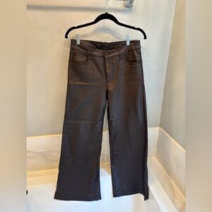 Kut from the Kloth Dark Brown Wide Leg Jeans